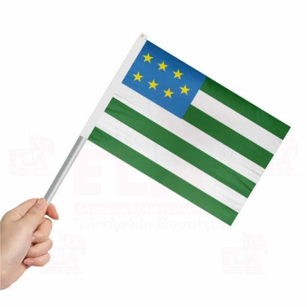 Kuzey Kafkas Halklar� Sopal� Bayrak ve Flamalar