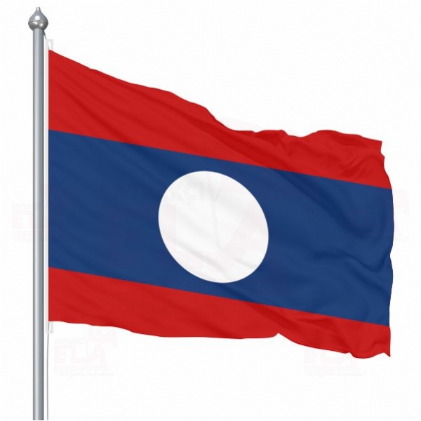 Laos Bayrağı Laos Bayrakları