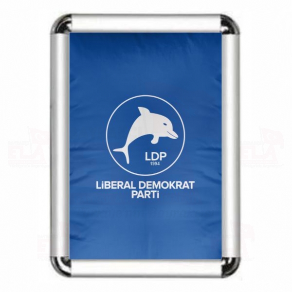 Liberal Demokrat Parti Mavi Çerçeveli Resimler