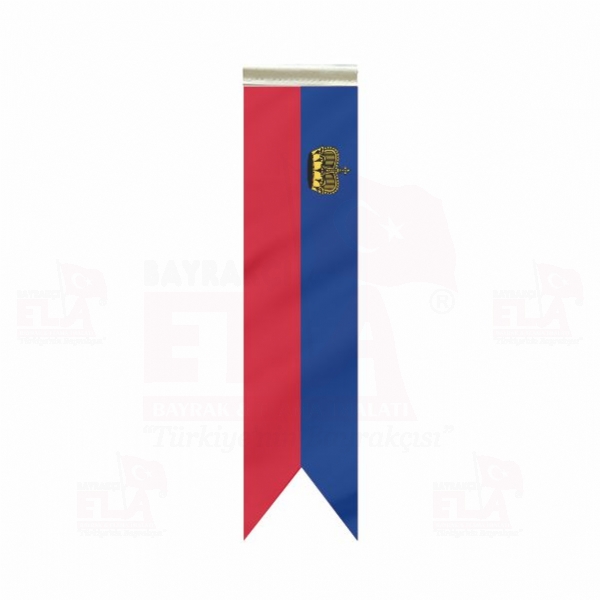 Lihtenştayn Özel Logolu Masa Bayrağı