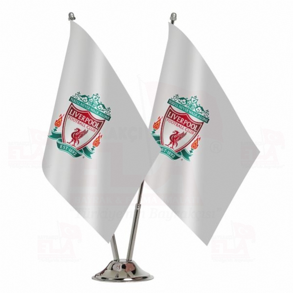 Liverpool FC İkili Masa Bayrağı