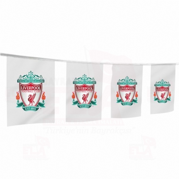 Liverpool FC İpe Dizili Flamalar ve Bayraklar