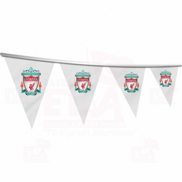Liverpool FC Üçgen Bayrak ve Flamalar