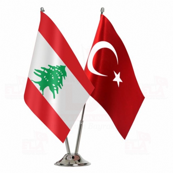 Lübnan 2 li Masa Bayrağı