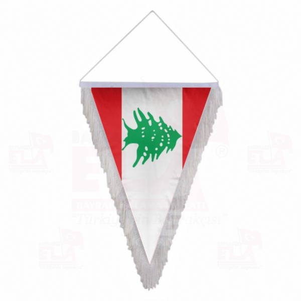 Lübnan Saçaklı Takdim Flamaları