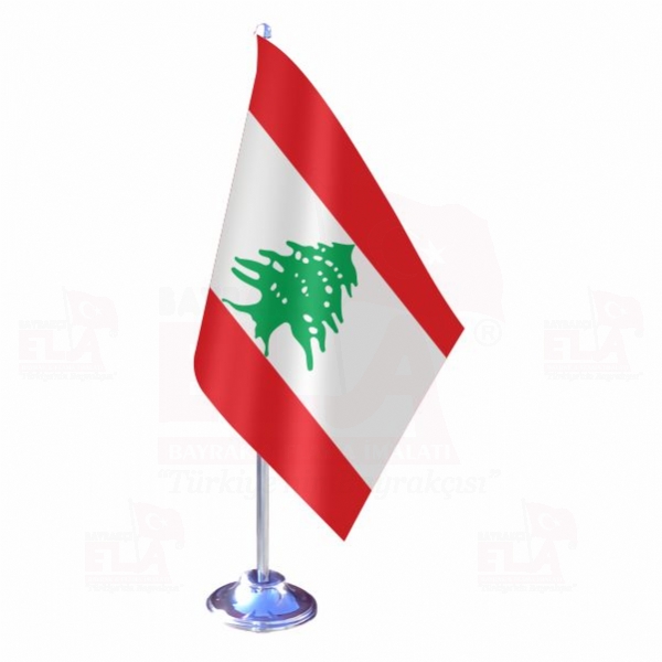 Lübnan Tekli Masa Bayrağı