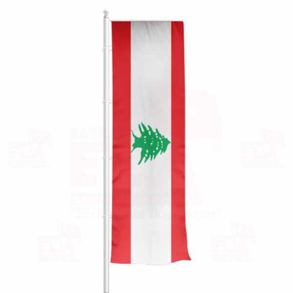 Lübnan Yatay Çekilen Flamalar ve Bayraklar