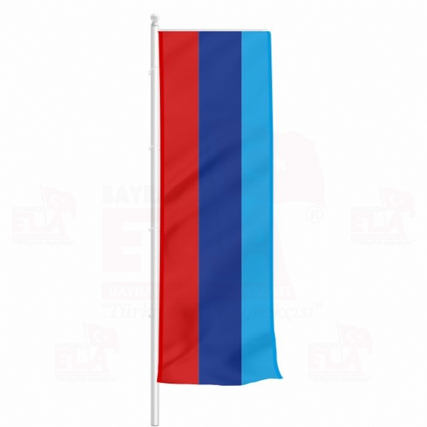 Lugansk Halk Cumhuriyeti Yatay Çekilen Flamalar ve Bayraklar