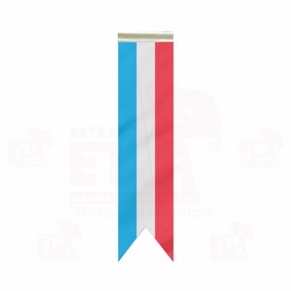L�ksemburg �zel Logolu Masa Bayra��
