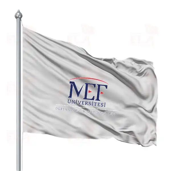 MEF niversitesi Gnder Flamas ve Bayraklar