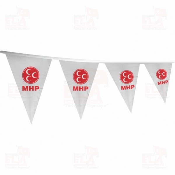 MHP Milliyet�i Hareket Partisi ��gen Bayrak ve Flamalar