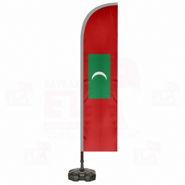 Maldivler Plaj Bayrağı ve Yelken Bayrağı