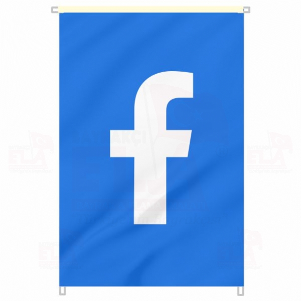 Mavi Facebook Bina Boyu Bayraklar