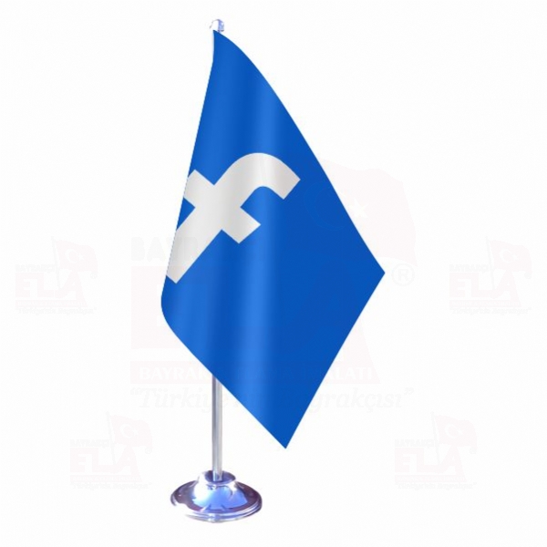 Mavi Facebook Tekli Masa Bayra