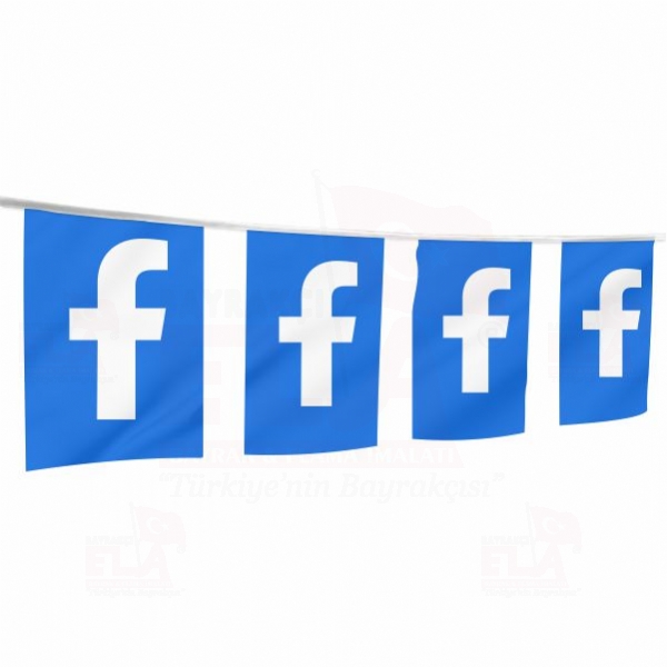 Mavi Facebook �pe Dizili Flamalar ve Bayraklar
