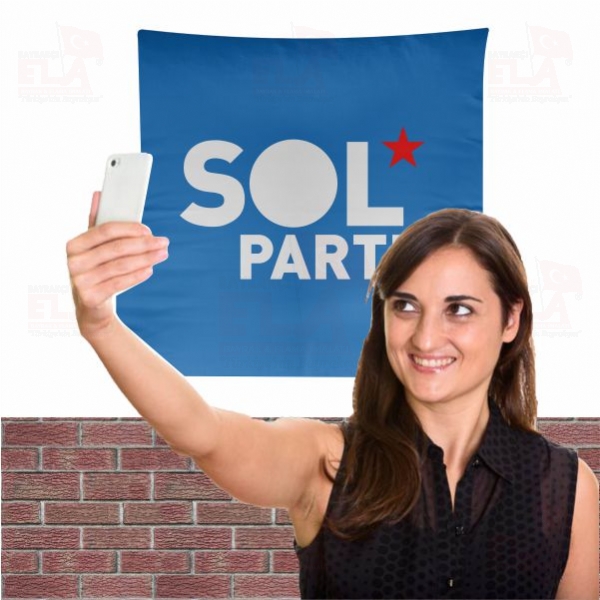 Mavi Sol Parti Bez Arka Plan Manzara