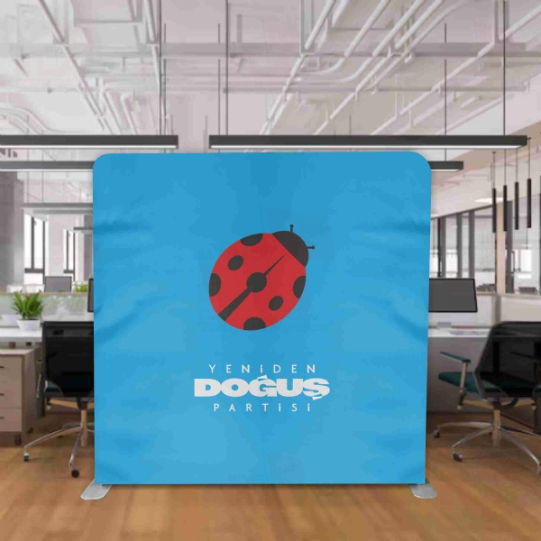 Mavi Yeniden Do�u� Partisi Backdrop Stand