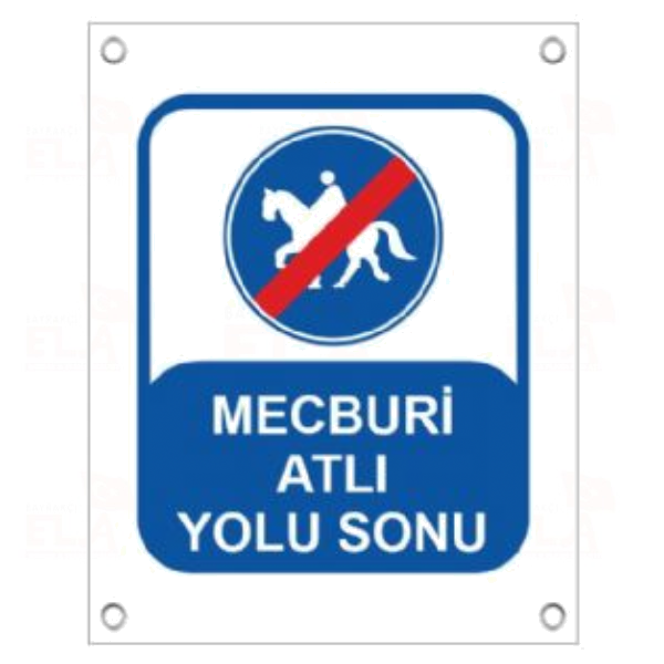 Mecburi Atl� Yolu Sonu Afi�i