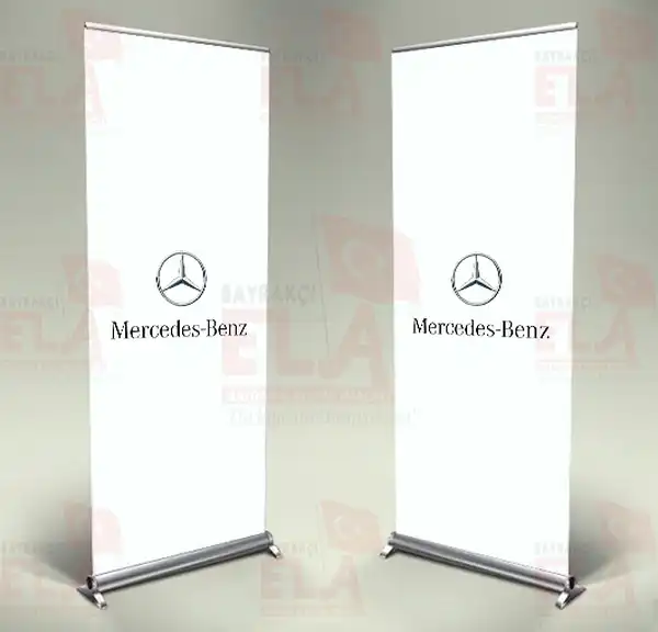 Mercedes Benz Banner Roll Up