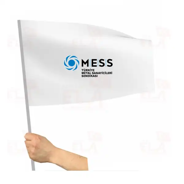 Mess Türkiye Metal Sanayicileri Sendikası Sopalı Bayrak ve Flamalar