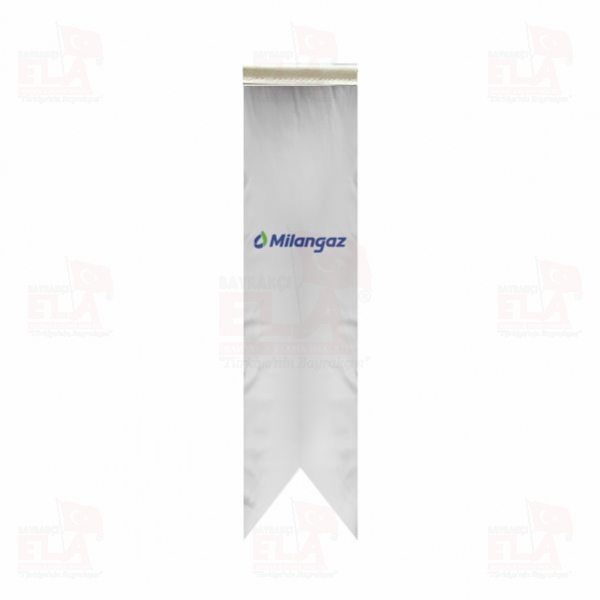 Milangaz �zel Logolu Masa Bayra��