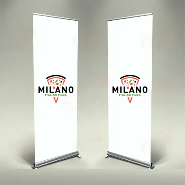 Milano Pizza Banner Roll Up