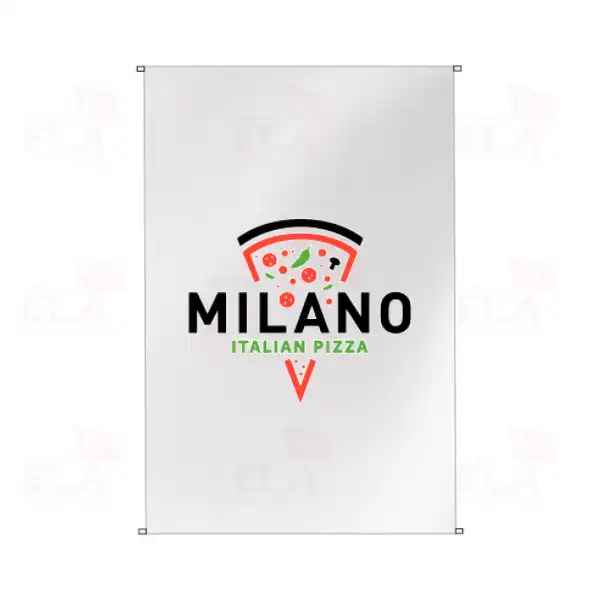 Milano Pizza Bina Boyu Bayraklar