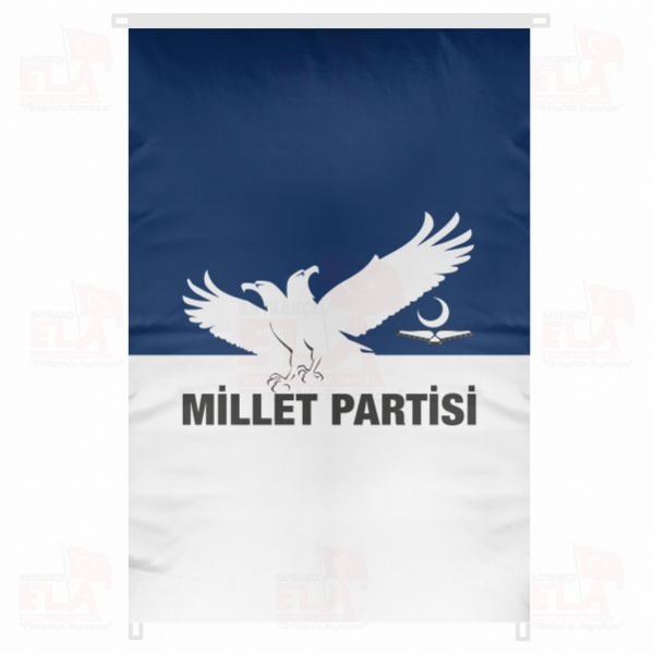 Millet Partisi Bina Boyu Bayraklar