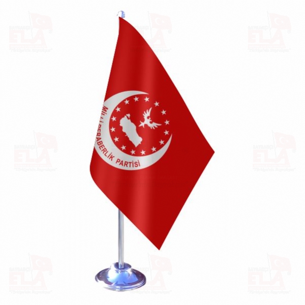 Milli Beraberlik Partisi Tekli Masa Bayra��