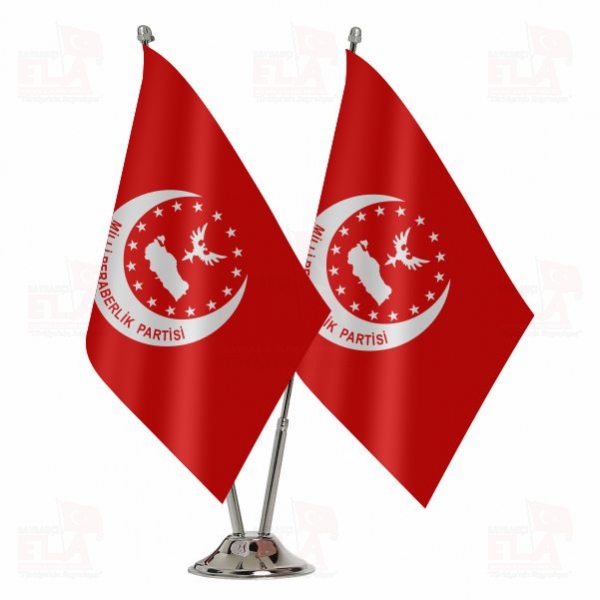 Milli Beraberlik Partisi �kili Masa Bayra��