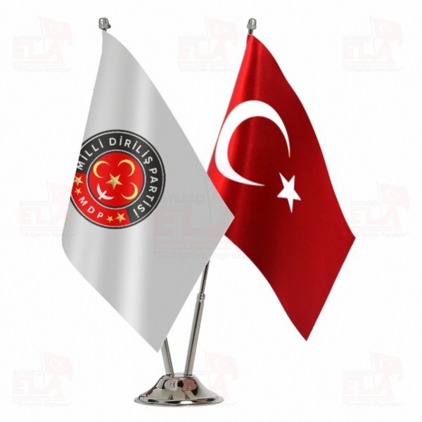 Milli Dirili� Partisi 2 li Masa Bayra��