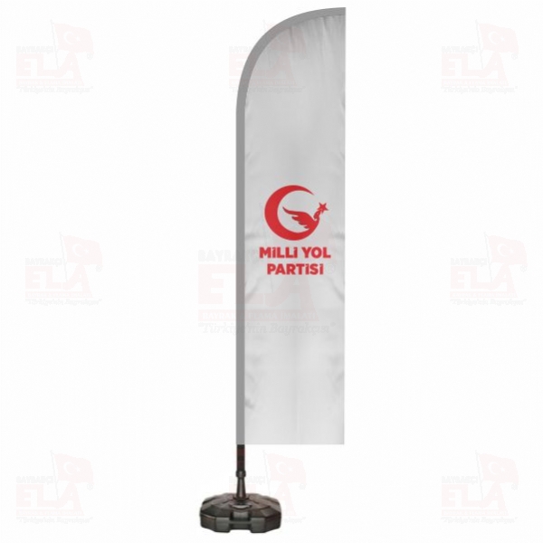 Milli Yol Partisi Plaj Bayra�� ve Yelken Bayra��