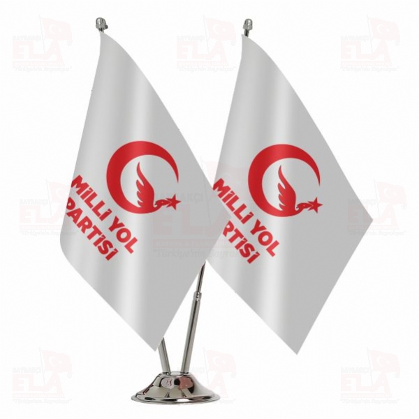 Milli Yol Partisi �kili Masa Bayra��