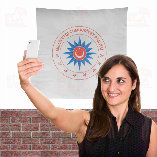Milliyet�i Cumhuriyet Partisi Bez Arka Plan Manzara