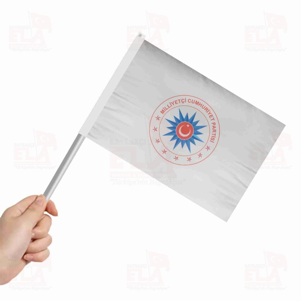 Milliyet�i Cumhuriyet Partisi Sopal� Bayrak ve Flamalar