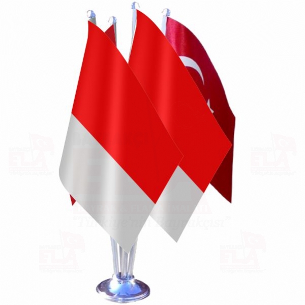 Monako D�rtl� �zel Masa Bayra��