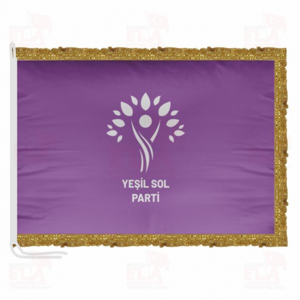 Mor Ye�il Sol Parti Saten Makam Flamas�