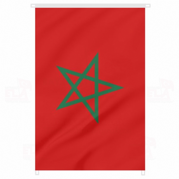 Morocco Bina Boyu Bayraklar