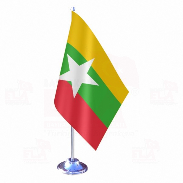 Myanmar Tekli Masa Bayrağı
