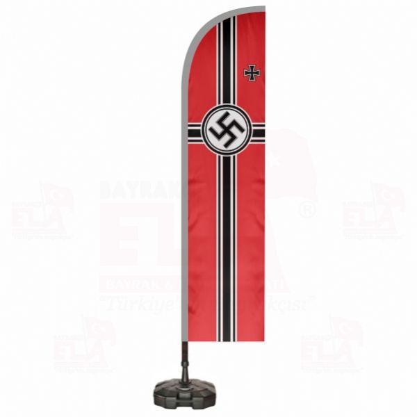 Nazi Almanyas Harp Sanca Plaj Bayra ve Yelken Bayra