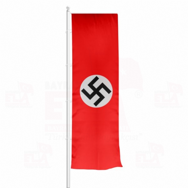 Nazi Almanyas Yatay ekilen Flamalar ve Bayraklar