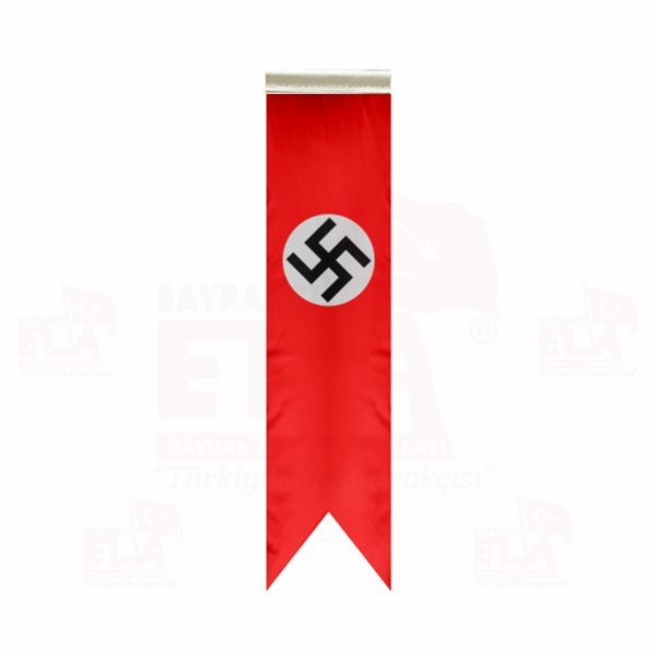 Nazi Almanyas zel Logolu Masa Bayra