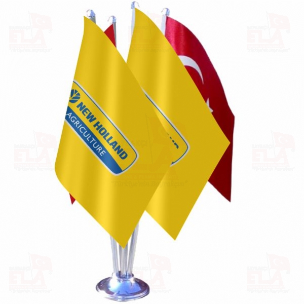 New Holland D�rtl� �zel Masa Bayra��