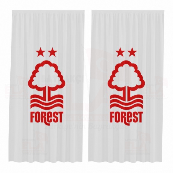 Nottingham Forest Bask�l� G�ne�lik Perdeler