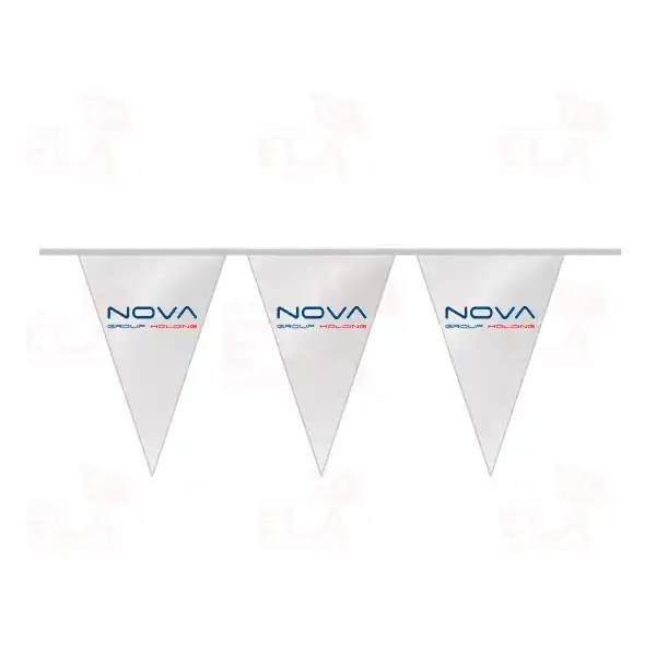 Nova Group Holding gen Bayrak ve Flamalar