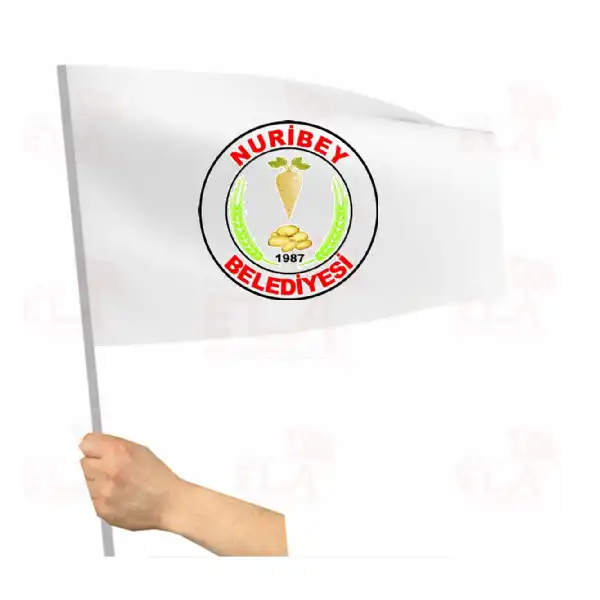 Nuribey Belediyesi Sopalı Bayrak ve Flamalar