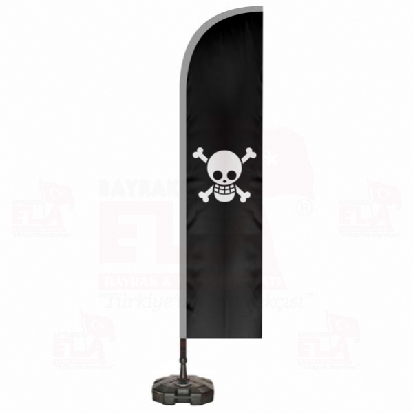 One Piece Jolly Roger Plaj Bayra�� ve Yelken Bayra��