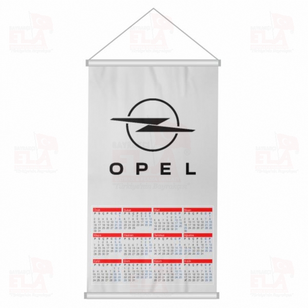 Opel Bez Takvim Dijital Bask� Opel Duvar Takvim