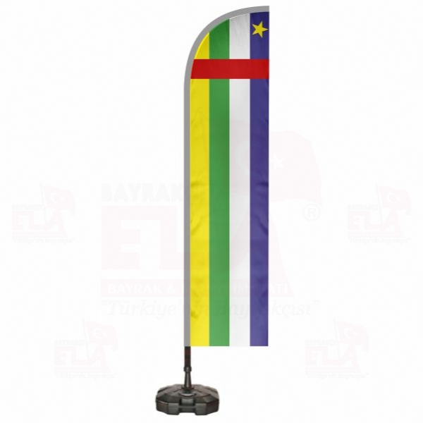 Orta Afrika Cumhuriyeti Plaj Bayra�� ve Yelken Bayra��