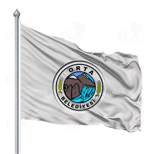 Orta Belediyesi Gnder Flamas ve Bayraklar